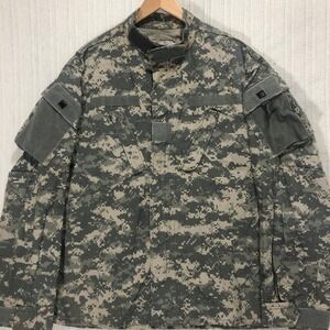 Military Digital Camo Jacket Tactical Coat Army Combat Uniform Men's‎ Size Large